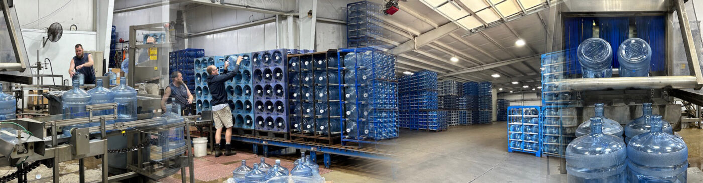 bottles in warehouse