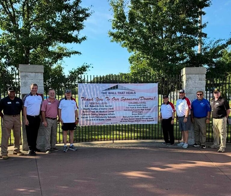 The Wall That Heals Battle Creek sponsors including Besco Water
